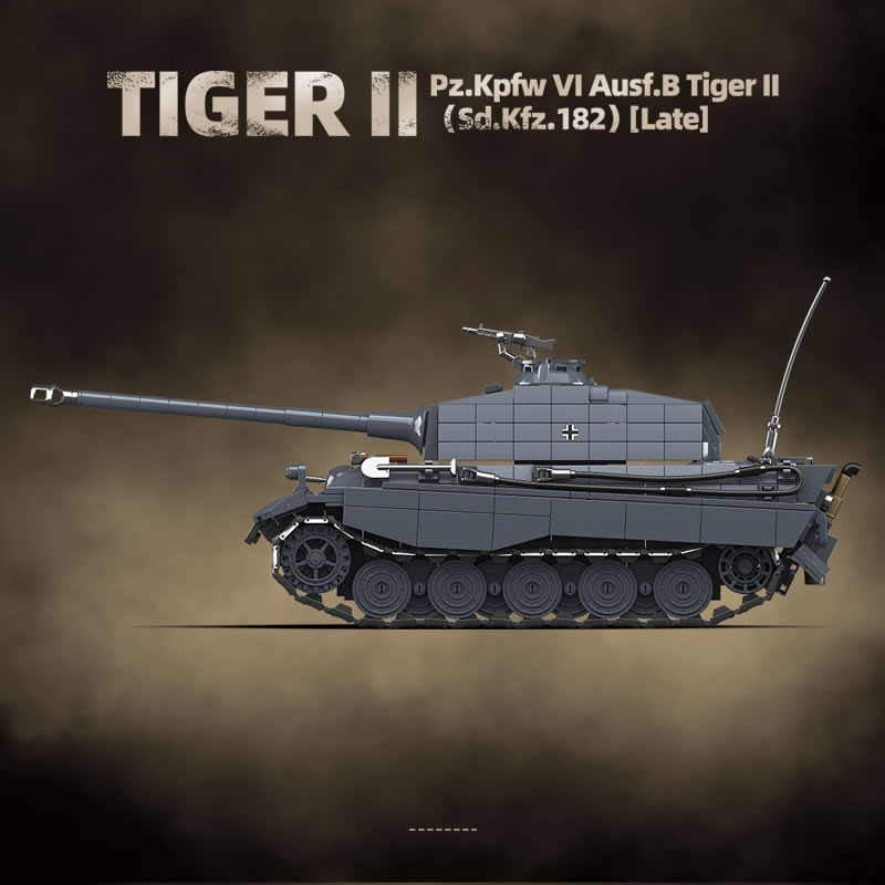WW2 Military The King Tiger He - đánh giá và giá Lego Compatible Military Tank