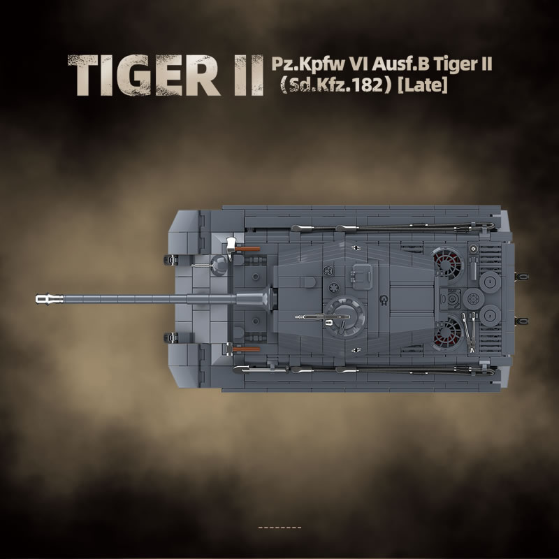 WW2 Military The King Tiger He - đánh giá và giá Lego Compatible Military Tank