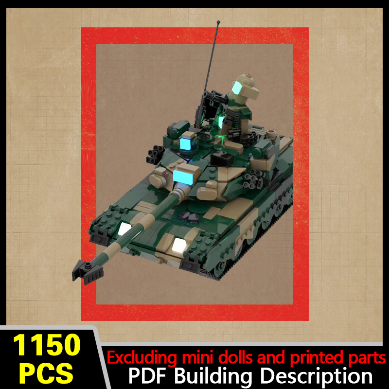 ZTZ—96A Military Main Battle T - đánh giá và giá Lego Compatible Military Tank