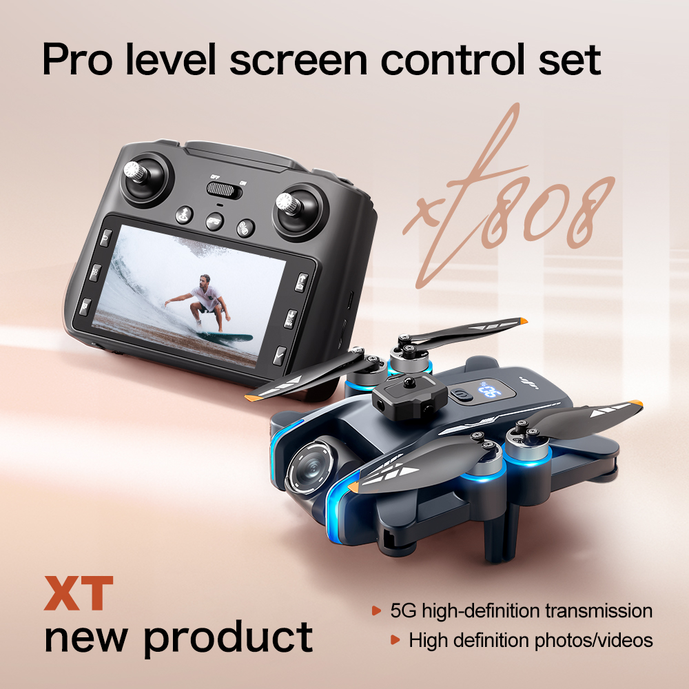Original XT808 Max GPS Foldabl - đánh giá và giá Fpv Brushless Rc Drone 4K