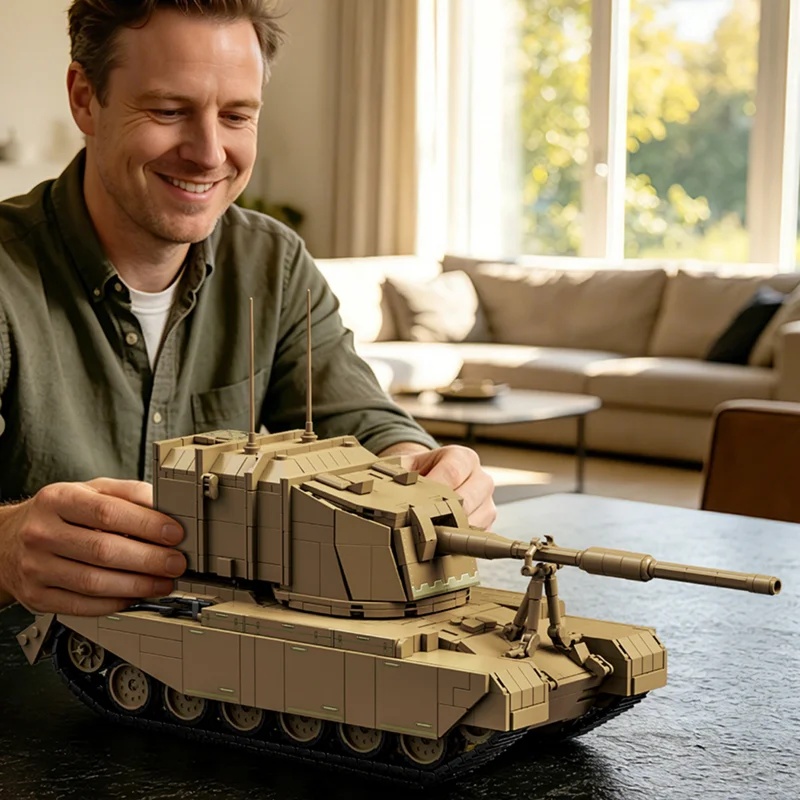 2080pcs British FV4005 Heavy A - đánh giá và giá Lego Compatible Military Tank