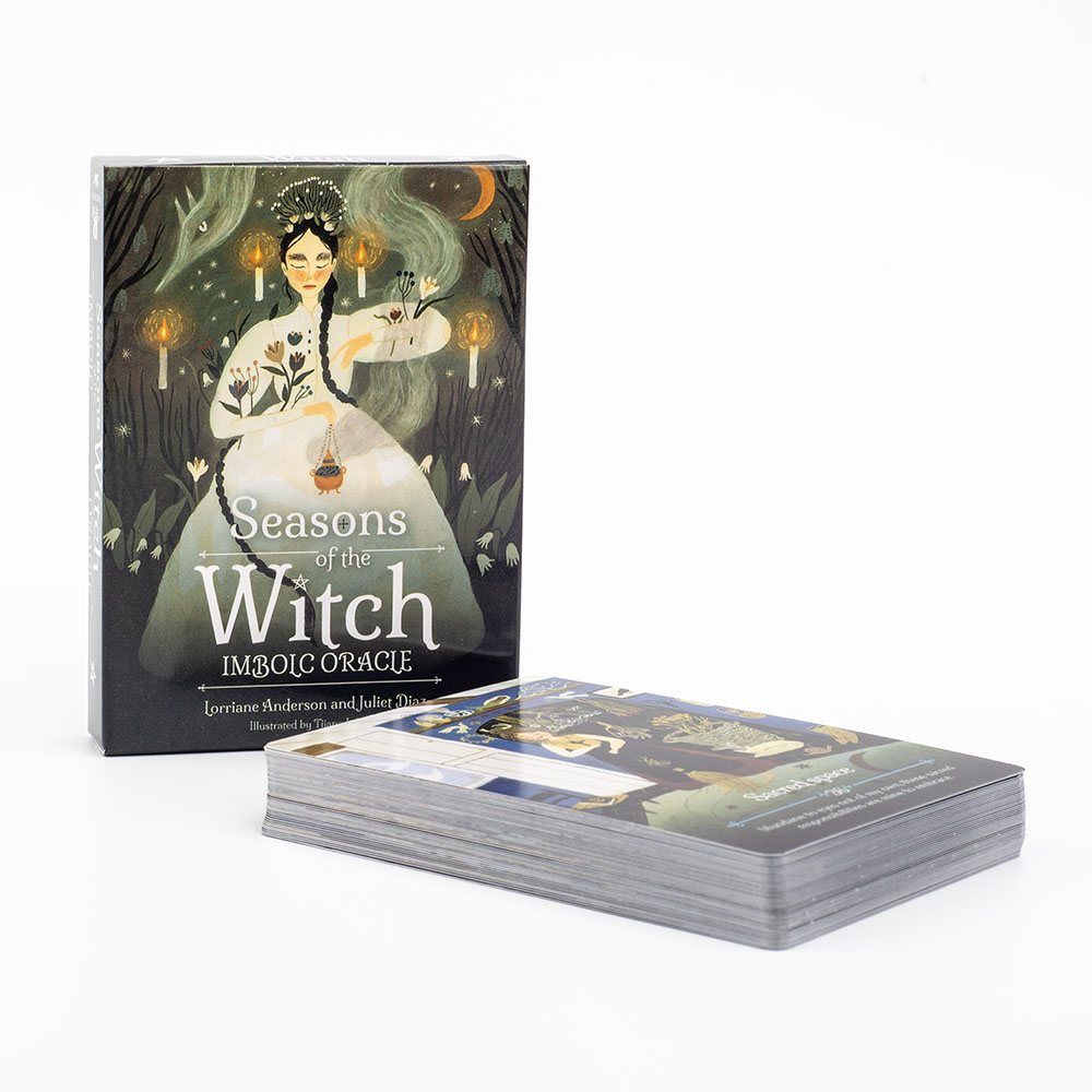 Seasons of The Witch Imbolc Or - đánh giá và giá Tarot Cards Deck With Guidebook