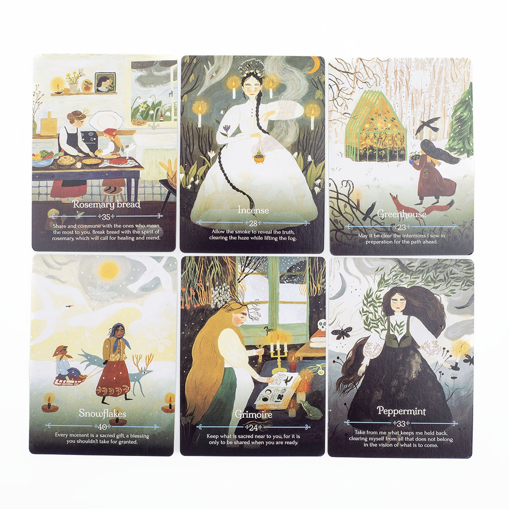 Seasons of The Witch Imbolc Or - đánh giá và giá Tarot Cards Deck With Guidebook